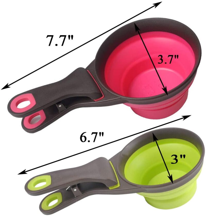 Pet Food Scoop Silicone Measuring Cup