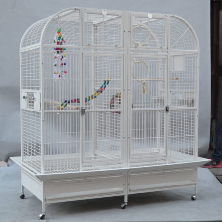 Macaw Double Bird Cage 6ft High