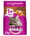 Whiskas +1 Dry food 2Kg (Duck and Turkey)