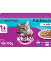 Whiskas +1 Wet Pouch (Fish Selection) 40 pack