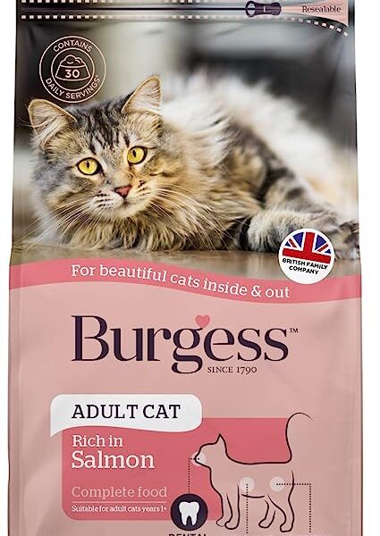 Burgess Adult Cat Dry Food 1.5kg (Scottish Salmon)