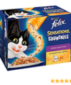 Felix Sensations Crunchy Cat food +1 (12x100g)