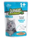 Jungle +1 pouch Salmon in gravy 100g (single piece)