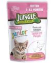 Jungle Kitten pouch Chicken in gravy 100g (single piece)