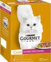 Purina Gourmet Cat food Double Delicacies (12x85g)