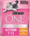 Purina One Bifensis Kitten dry food 800g