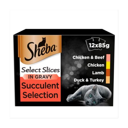 Sheba Select Slice in Gravy (Succulent Selection) 12 x 85g