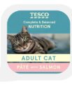 Tesco PATE with Salmon (Adult Cat Wet Food)