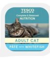 Tesco PATE with White Fish (Adult Cat Wet Food)