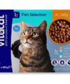 Vitacat +1 Fish Selection in Jelly (12×100g)