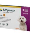 Simparica 10mg Chewable Tablets for Dogs 2.5Kg - 5Kg