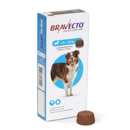 Bravecto 250mg Fluralaner Tablet for Ticks & Fleas in Dogs 4.5Kg – 10Kg